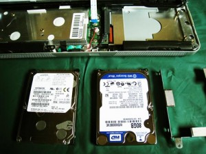 NEC LaVie L LL750/2 ハードディスク交換とデータ移行