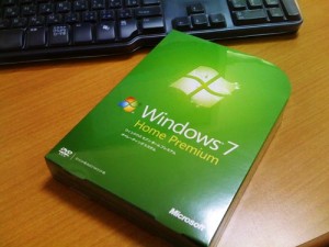 Windows Vista から Windows 7 へアップグレード