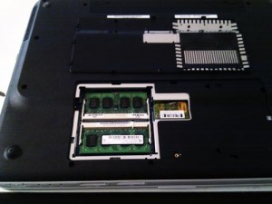 SONY type N VGN-NR50B メモリ1GBから2GBへアップグレード