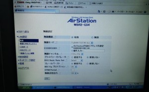 BUFFALO Air Station無線ルータ設定とiPod touch Wi-Fi設定