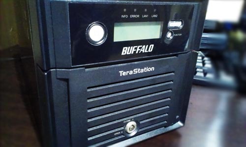 BUFFALO NAS TeraStation 起動不可。ハードディスク内のデータ取り出し