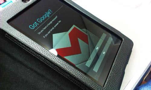 Google Nexus 7 購入後の初期セットアップとアプリのインストール。