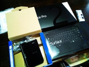 Surface Pro 2 初期セットアップとリカバリデータ作成。Aterm WR9300N セットアップ。