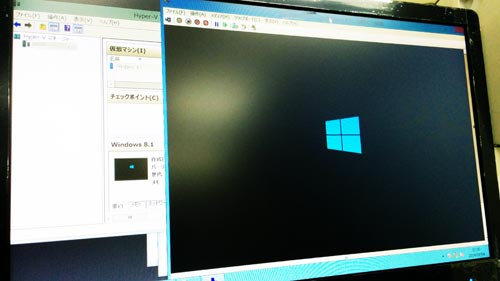 Windows Server 2012へHyper-V構築とWindows 8.1インストール。