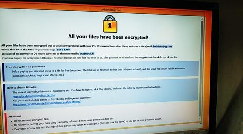ランサムウェア「All your files have been encrypted!」