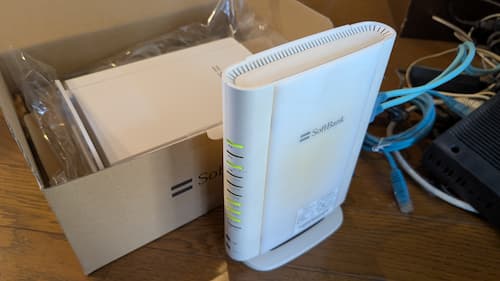 SoftBank「光BBユニット」交換